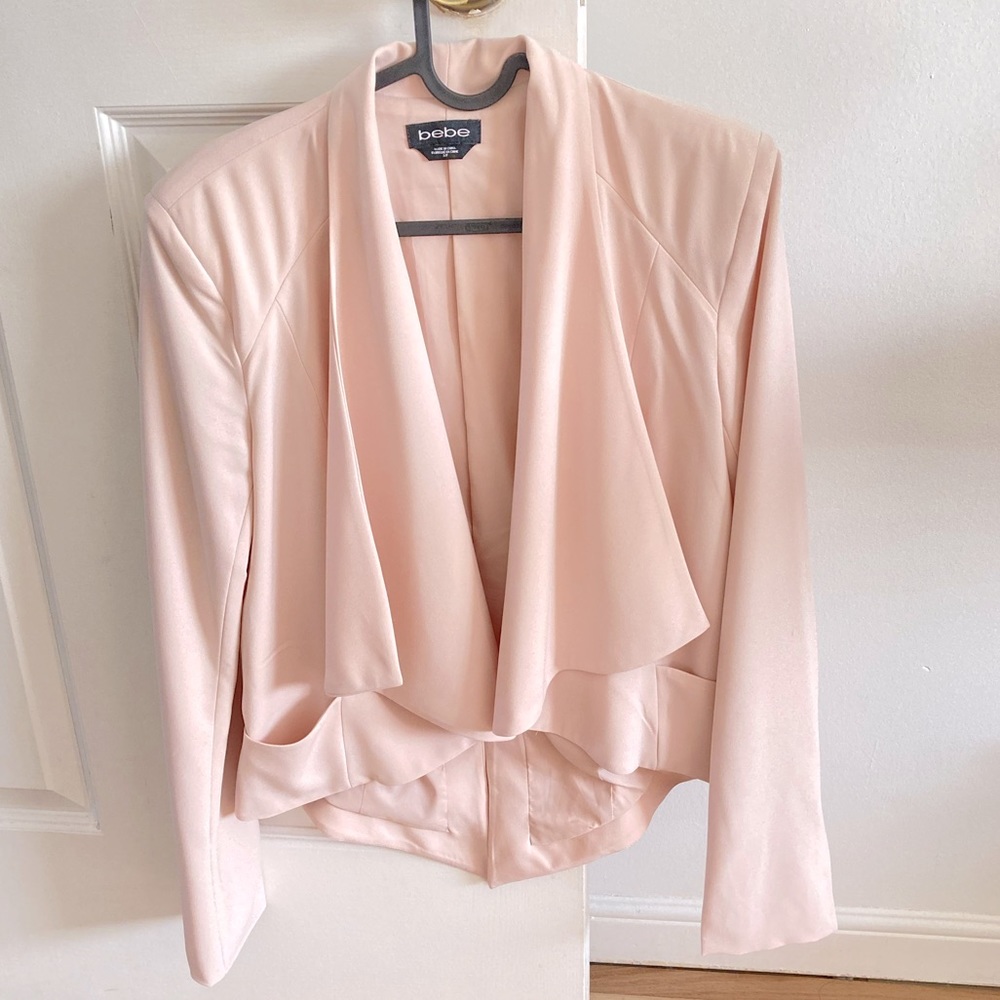 Bebe high-low blazer